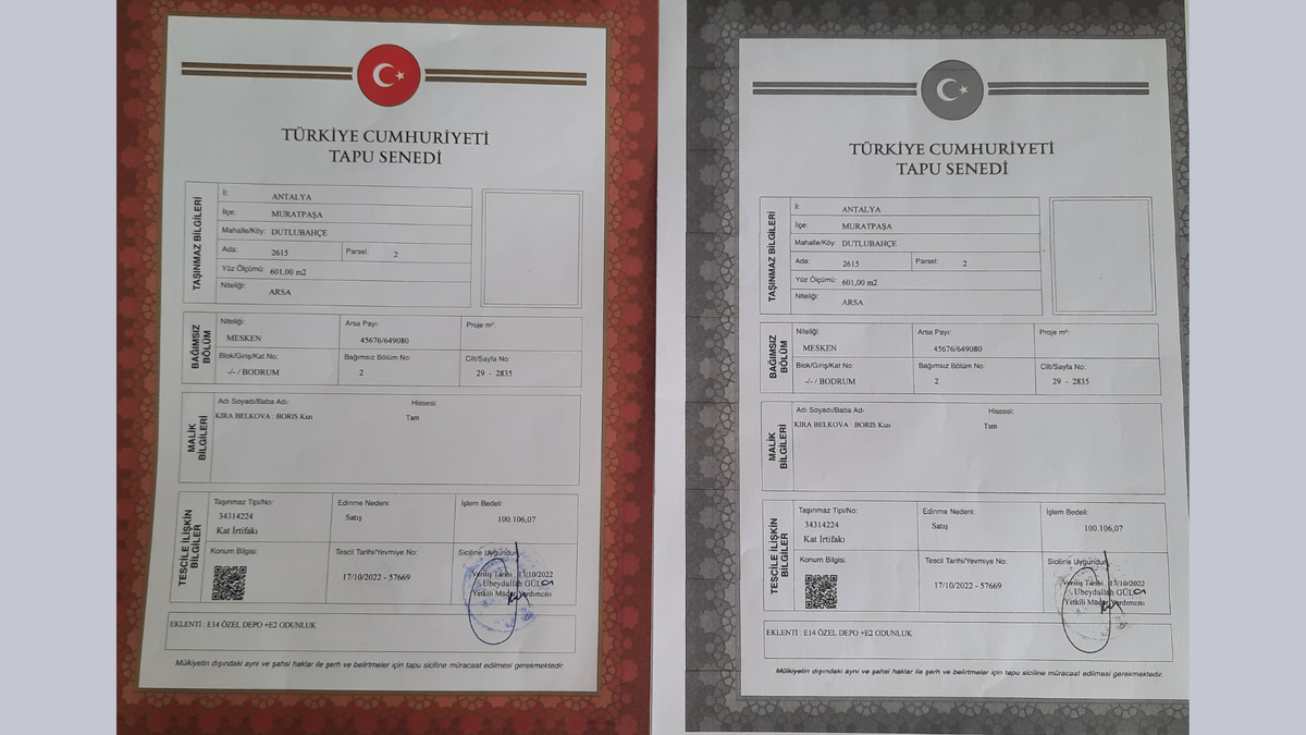Документы для внж турции