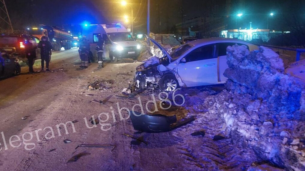    В автоаварии в Нижневартовске пострадали три человека