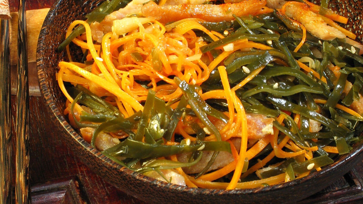    Оригинальный корейский салат