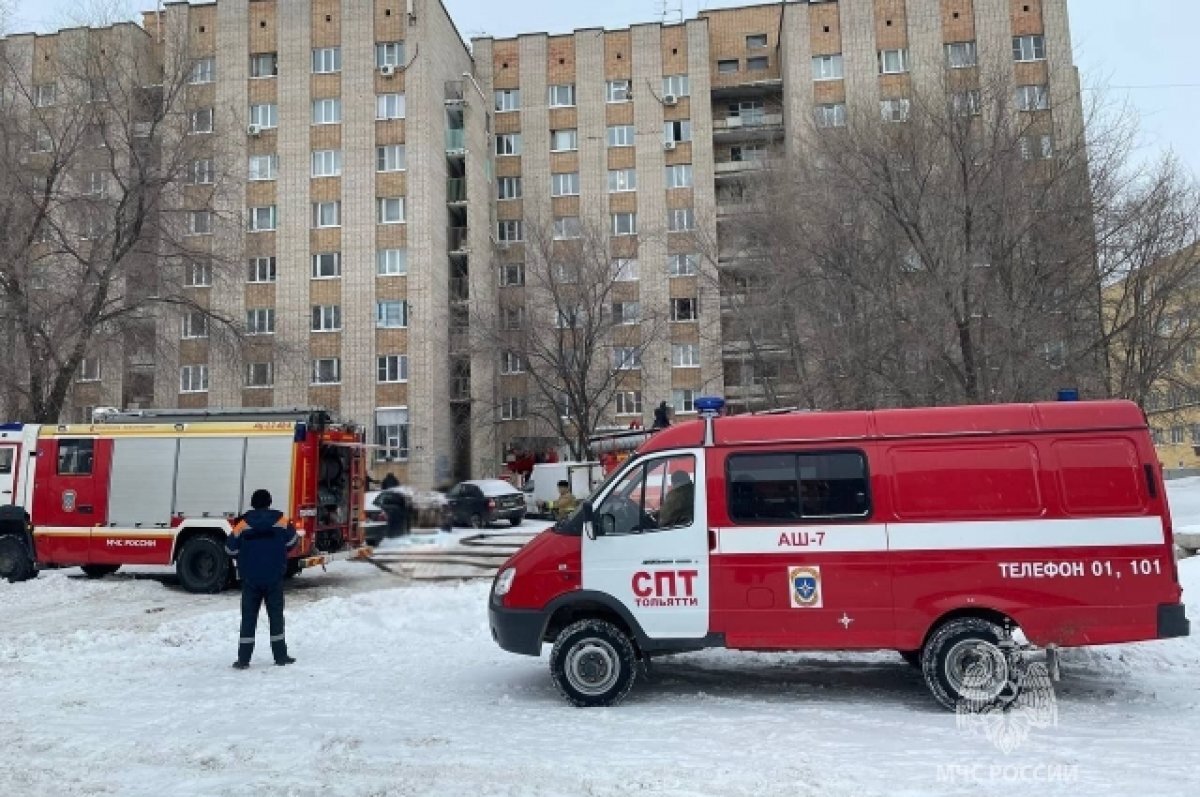    Стали известны подробности пожара в Тольятти, где погибло два человека