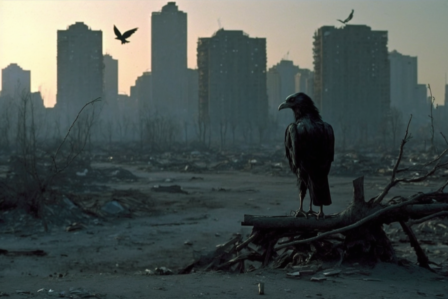 Кадр из фильма "Ворон" Балабанова