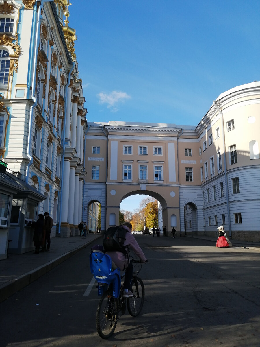 Здание Царскосельского лицея. Фото автора. Осень 2022 года. 