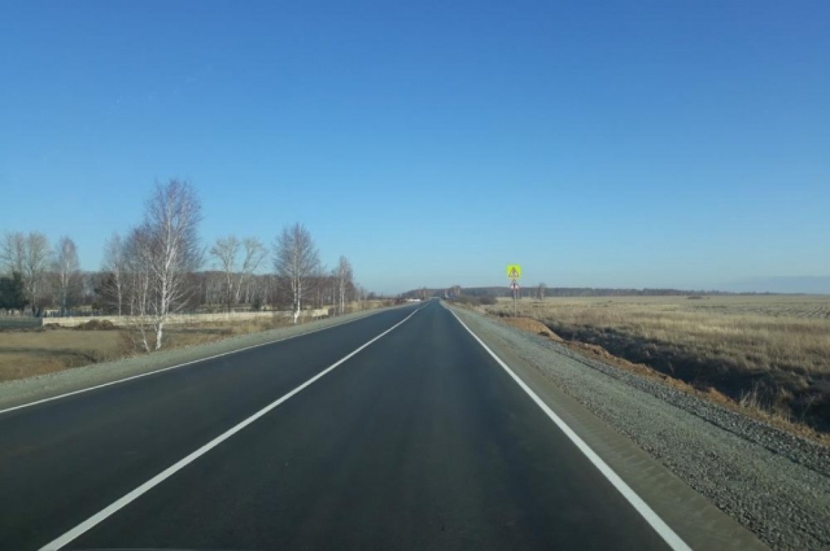    В Омской области обновили 75 км автотрассы по нацпроекту «БКД»