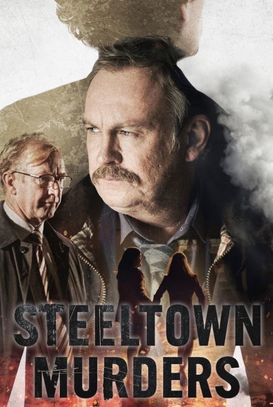 Промо-обложка сериала "Убийства в Стилтауне / Steeltown Murders", Великобритания, 2023 г.