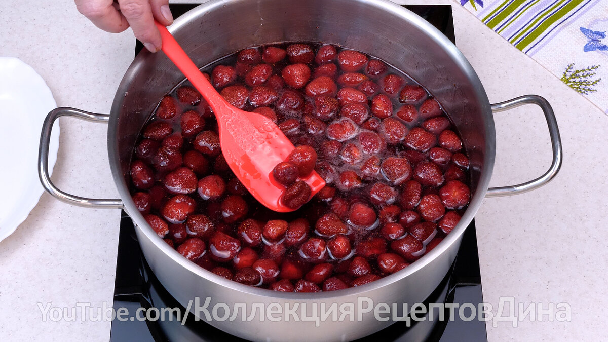 🍓Классическое Клубничное Варенье! Яркое Варенье из Клубники с целыми, как  мармелад, ягодами!🍓 | Дина, Коллекция Рецептов | Дзен