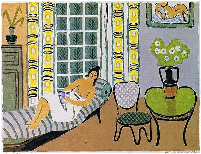 Александр Ведерников. В интерьере. 1966