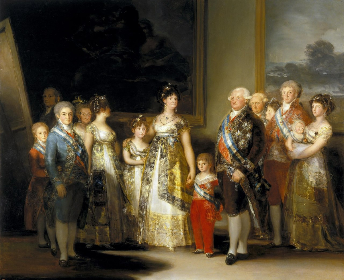 "Король Испании Карл IV и его семья", 1800