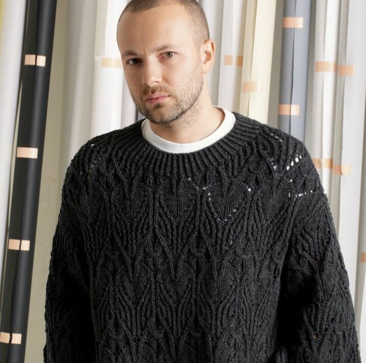 Ажурный узор смотрится очень даже брутально. Vika Gazinskaya.