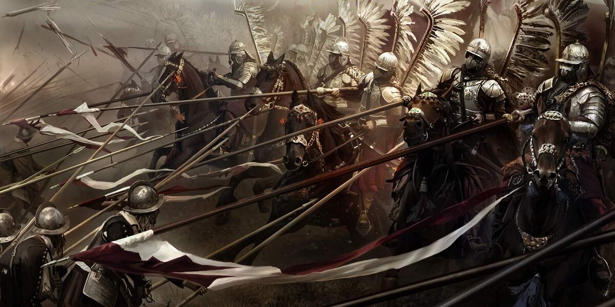 А вот эти ребята выставляли свое оружие впереди и проталкивали противника, сминая его ряды