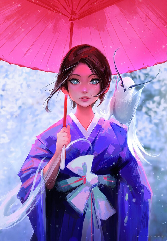 Художник: Росс Тран (Ross Tran), inst:@rossdraws