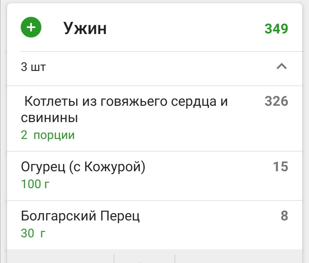 Дневник десятипудовочки. Бесплатный счетчик калорий и дневник питания.