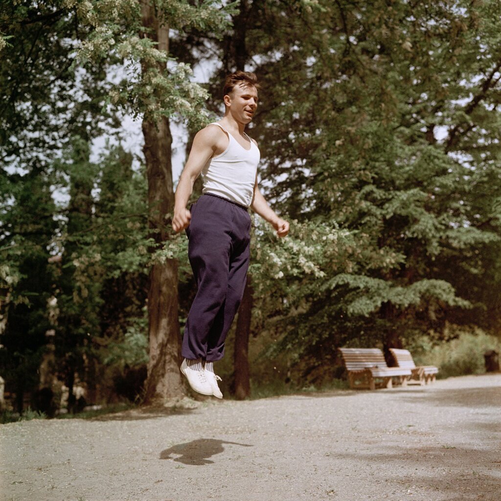 Юрий Гагарин в Сочи. Юрий Абрамочкин, 1961 год, г. Сочи, из архива Юрия Абрамочкина.