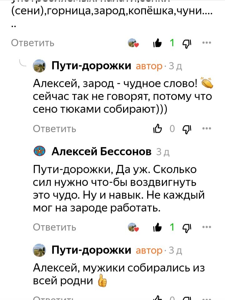 Читатель канала Алексей Бессонов напомнил мне слово "зарод".