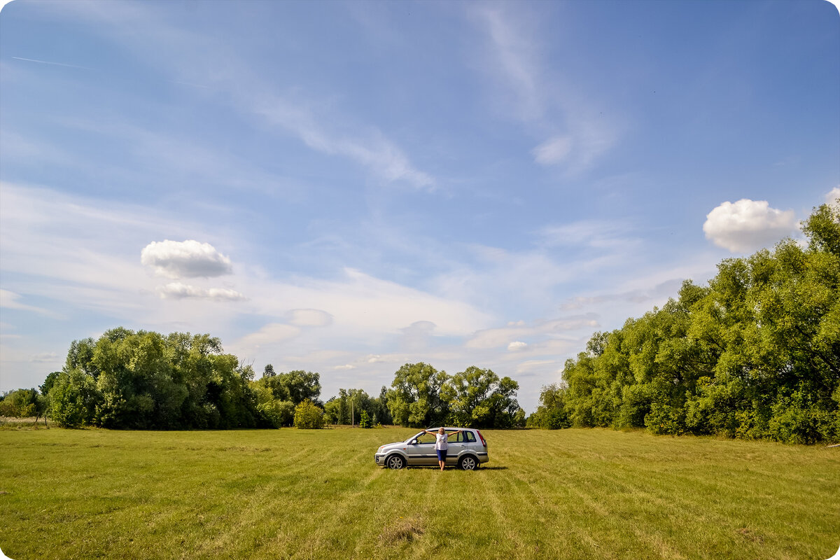 Вот так выглядел наш участок на момент покупки