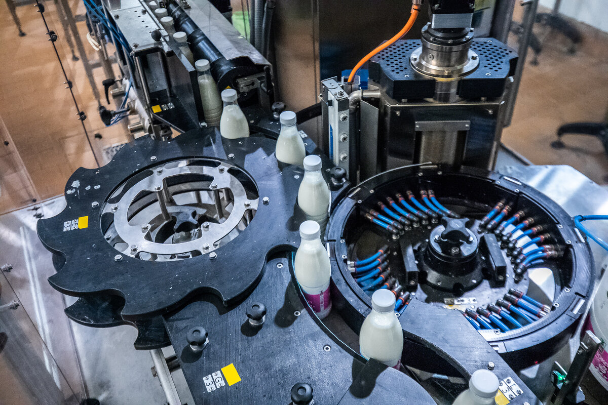 Упаковка молока на "Молочном комбинате Энгельсский"