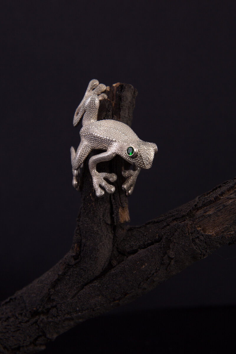 Кольцо «Лягушка» ювелирная студия "Yar`ko"