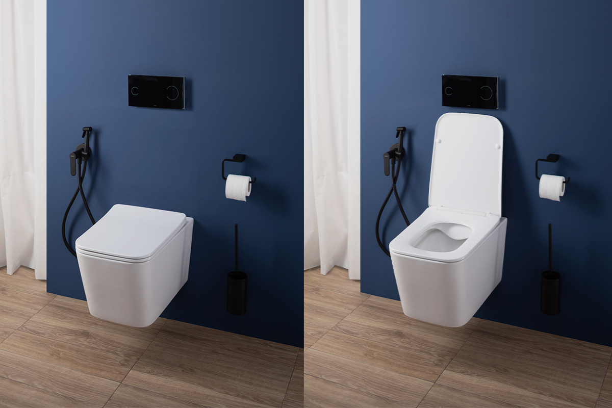 Унитаз Aquanet Rimless Cube-W CL-12248D