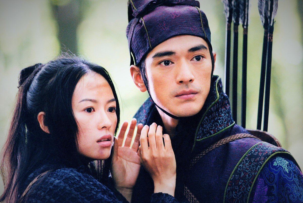 Кадр из фильма "Дом летающих кинжалов", 2004 г.