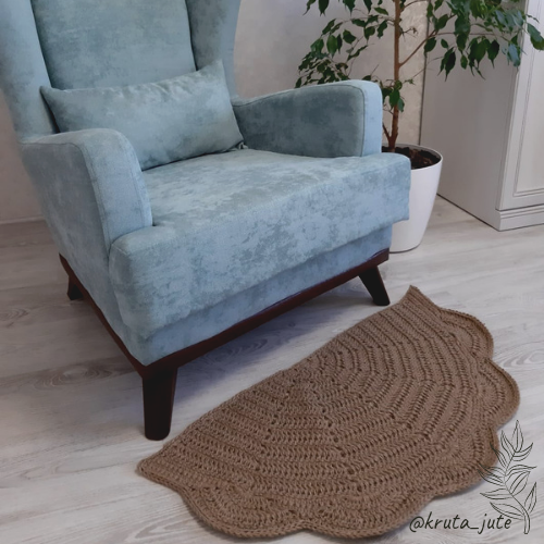 Джутовый коврик.