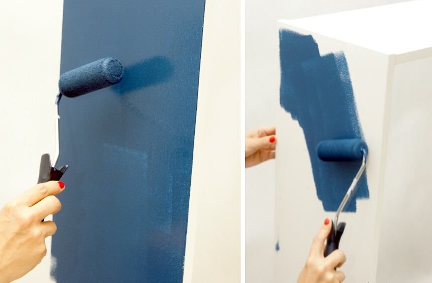 Покраска шкафа