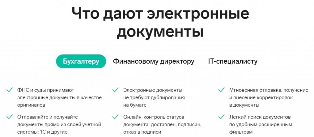 ЭДО упрощает работу многих сотрудников: бухгалтера, финансового директора, IT-специалиста и пр.. Источник: kontur.ru