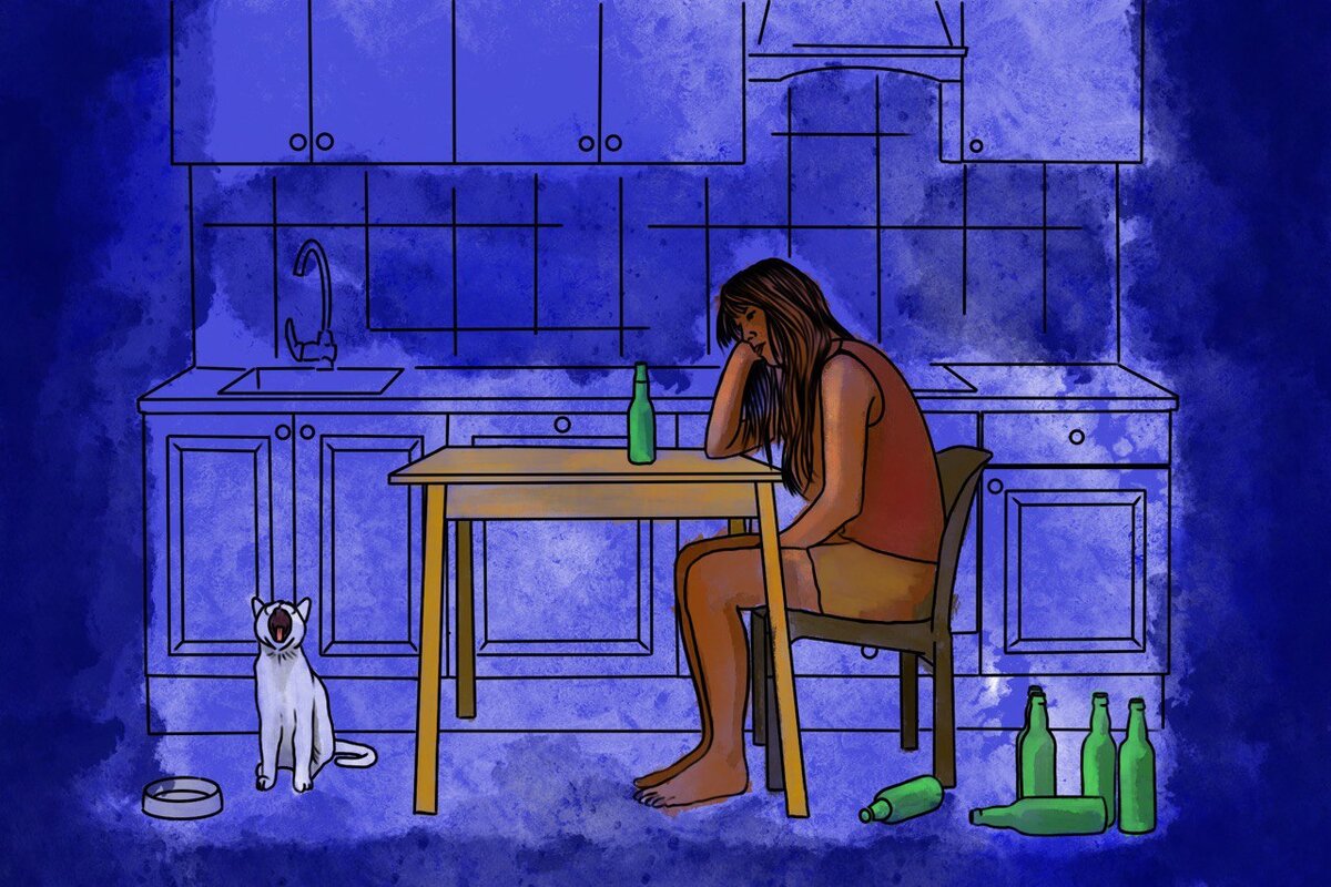 Женский алкоголизм протекает скрыто, но при этом зависимость от алкоголя у женщин развивается стремительней, чем у мужчин 