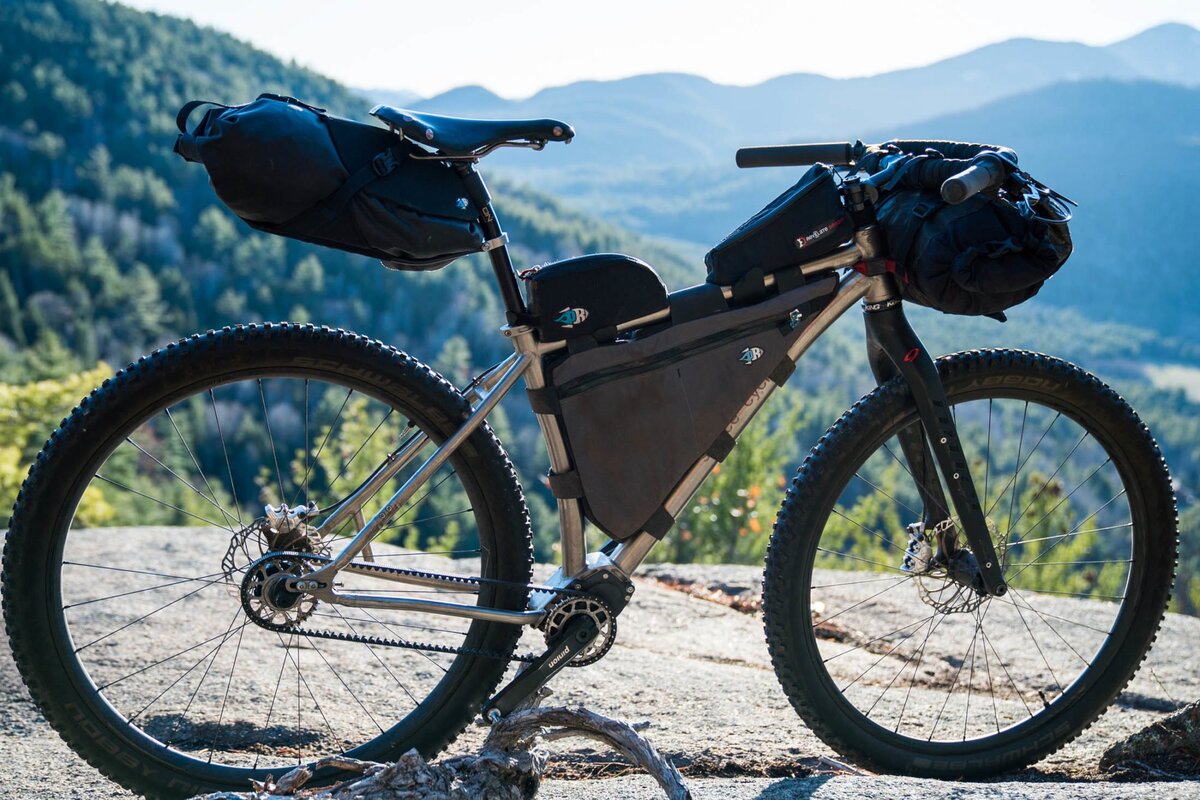 Vintage Touring Bicycle Bikepacking