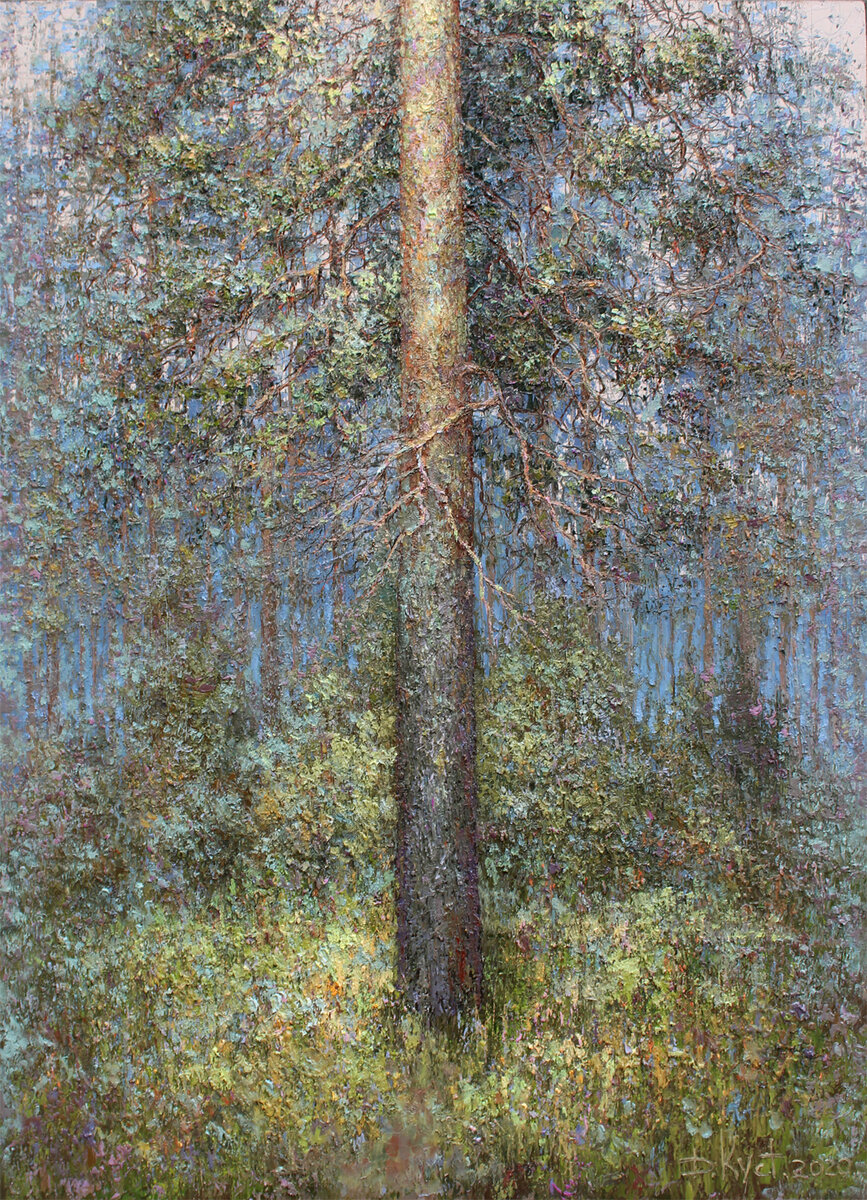 Дмитрий Кустанович. Раннее утро, 100×80 см, 2020