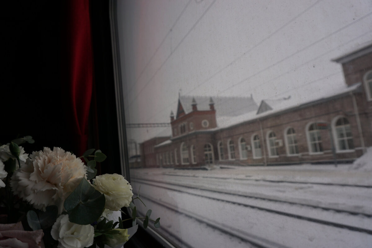 Железнодорожный вокзал в городе Лиски, Воронежская область.