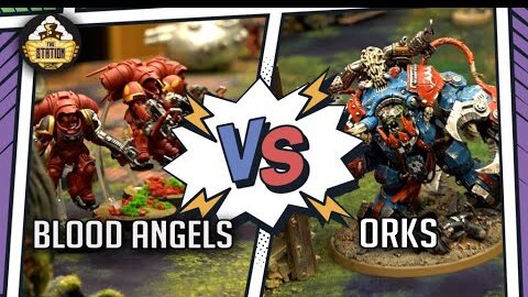 ORKS vs BLOOD ANGELS I Battlereport 2000pts I Warhammer 40k