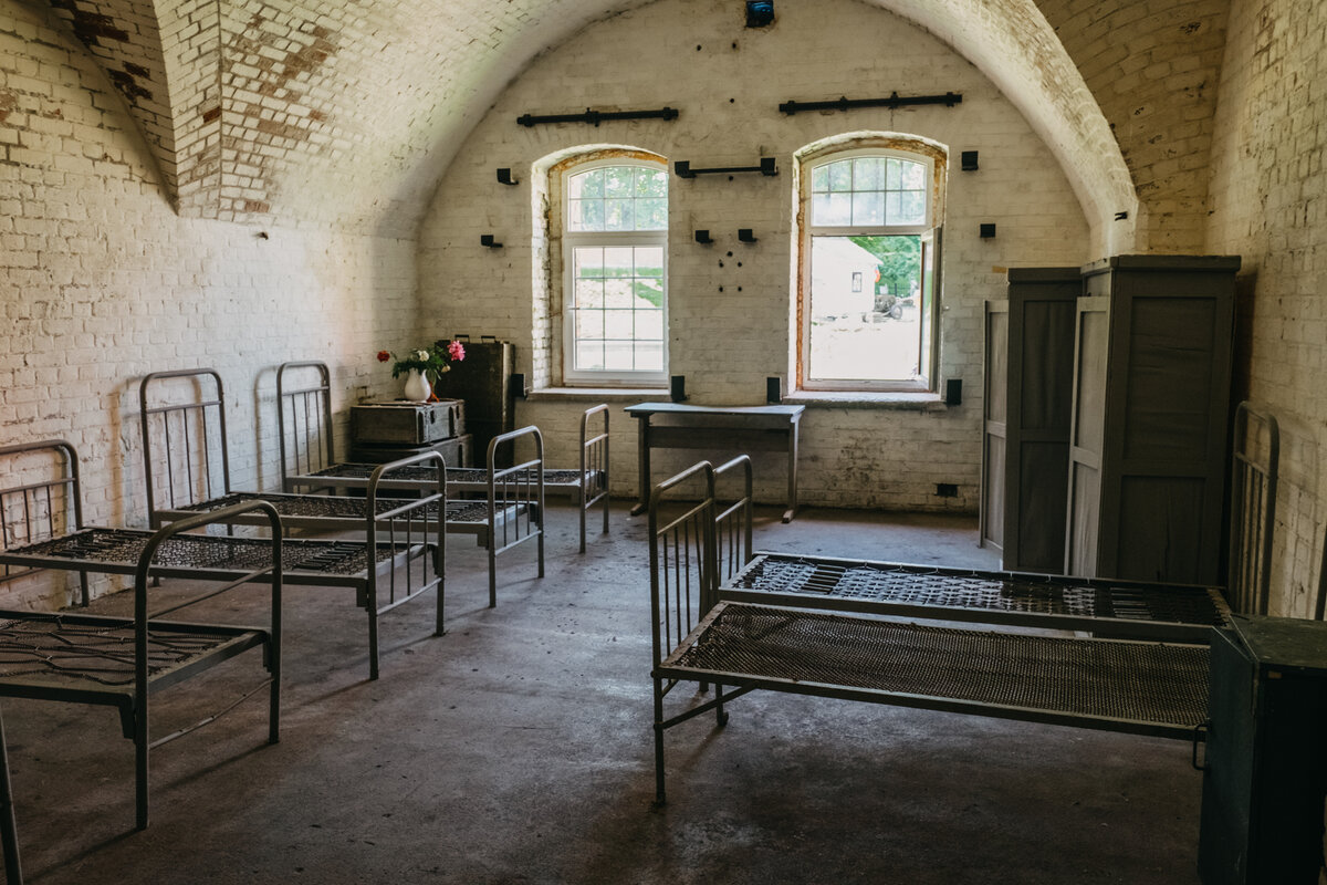 Так раньше здесь выглядели немецкие казармы