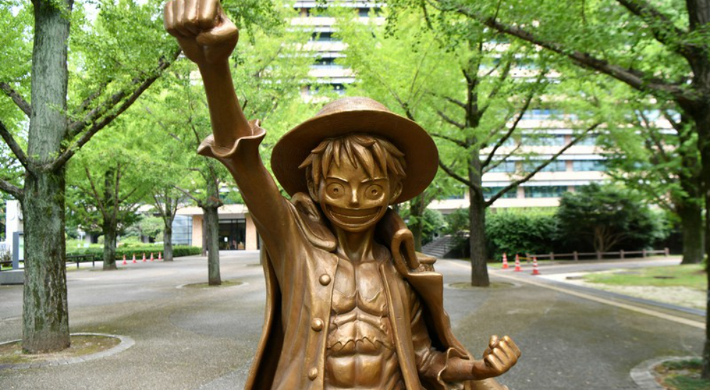 Бронзовый Луффи из One Piece