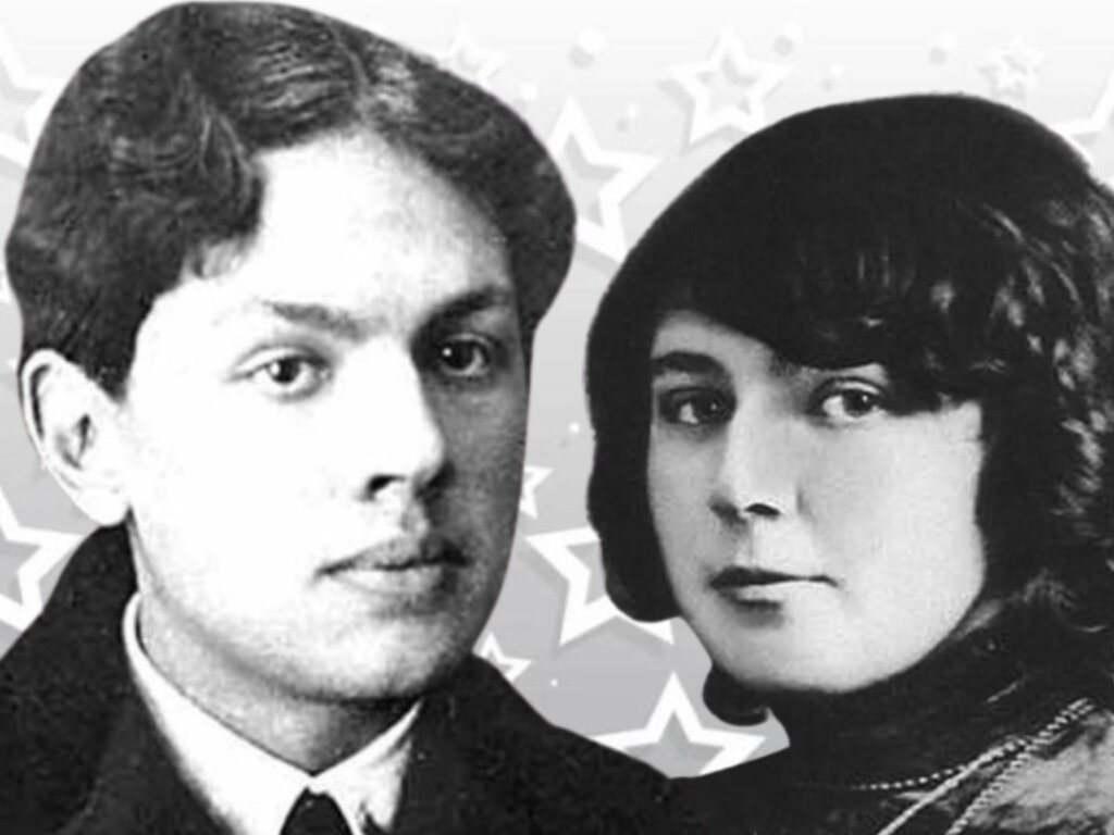 Юрий Завадский и Марина Цветаева. Коллаж автора