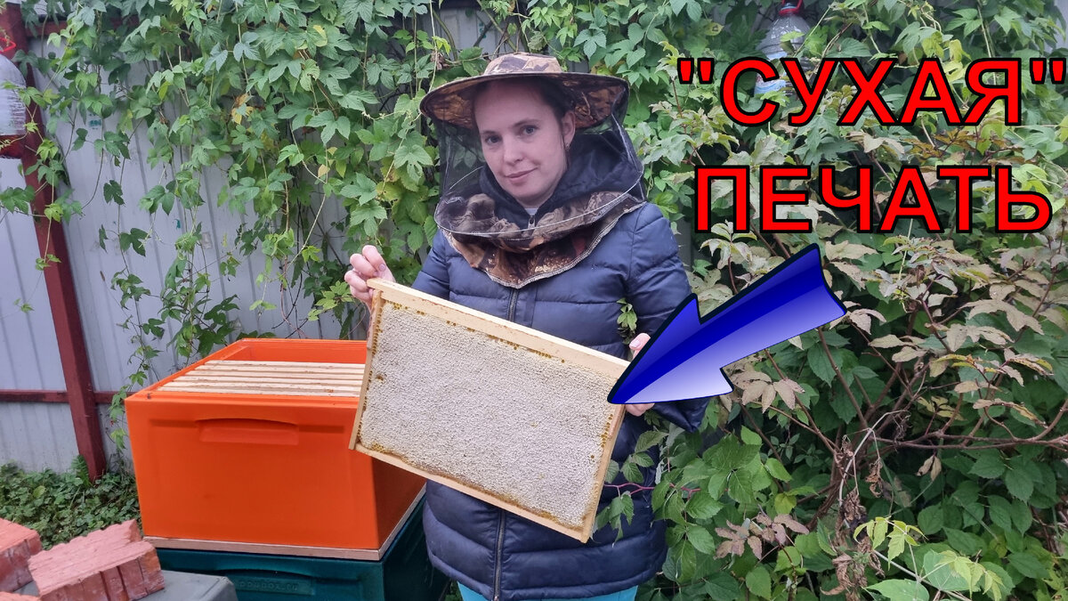 Пример "сухой" печатки мёда у Бакфаст
