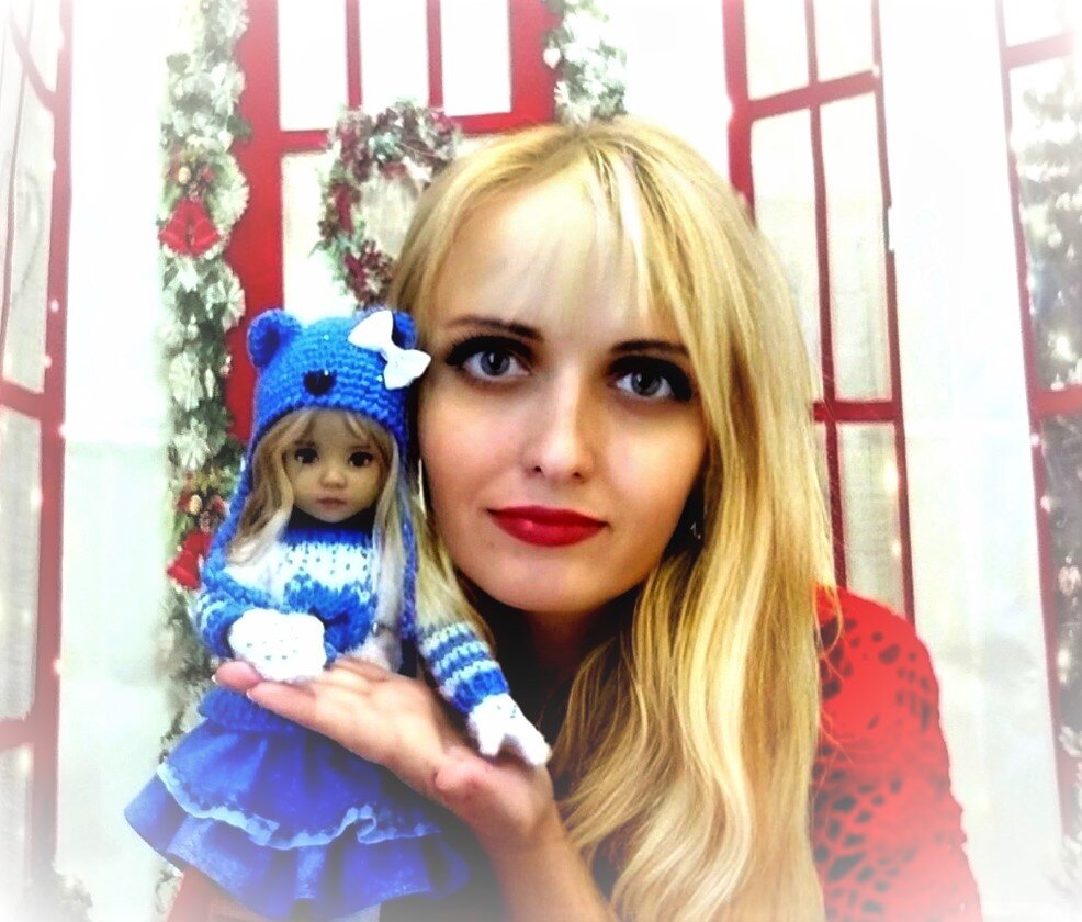 Кукольные варежки на Little darling, не первые и не последние, работа автора