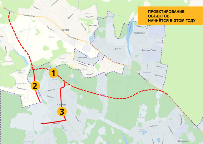 Дублер пятницкого шоссе схема на карте