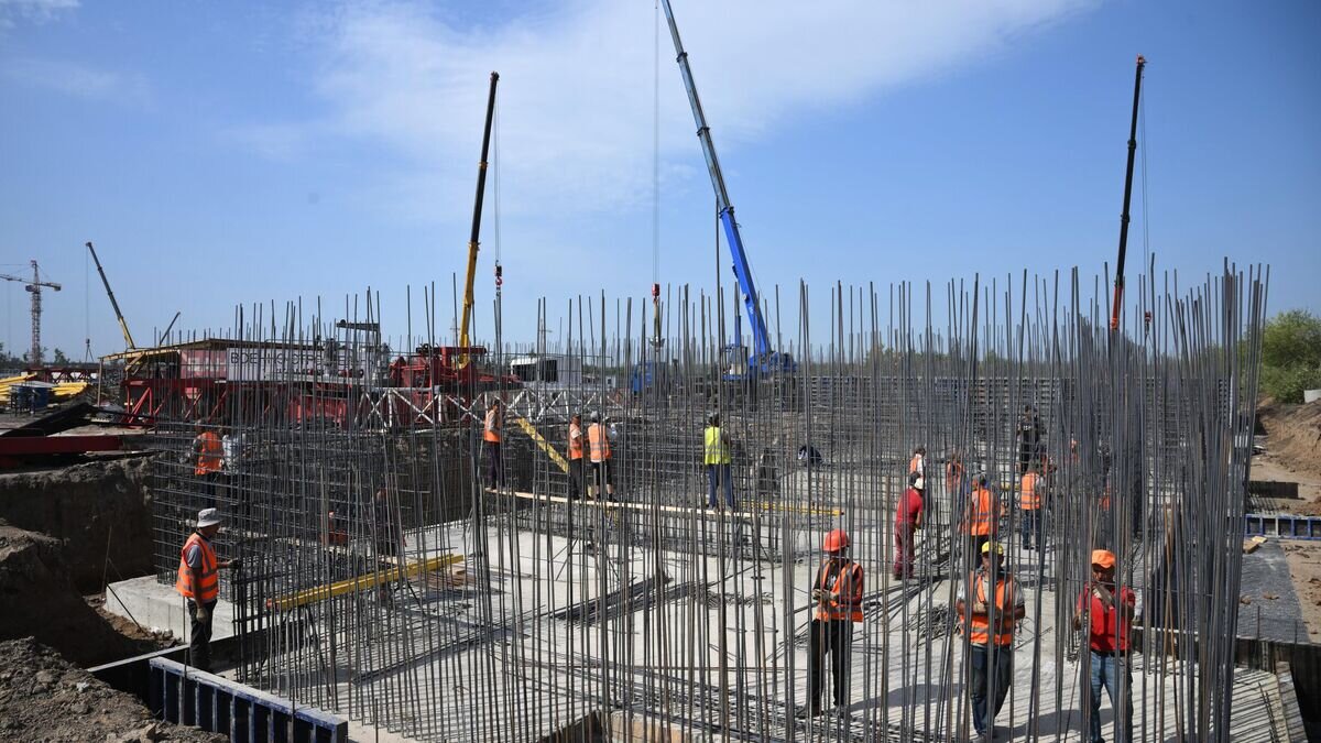    Строительство жилых домов бригадами ВСК МО РФ в Мариуполе© РИА Новости / Илья Питалев