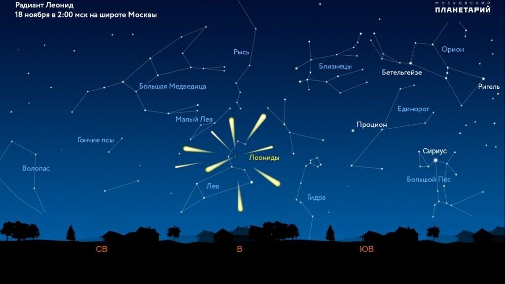     Звездопад спрогнозировали специалисты Московского планетария.