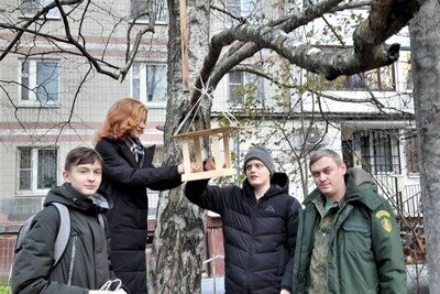    Кормушки для птиц в Клину © Сайт Министерства экологии и природопользования Московской области