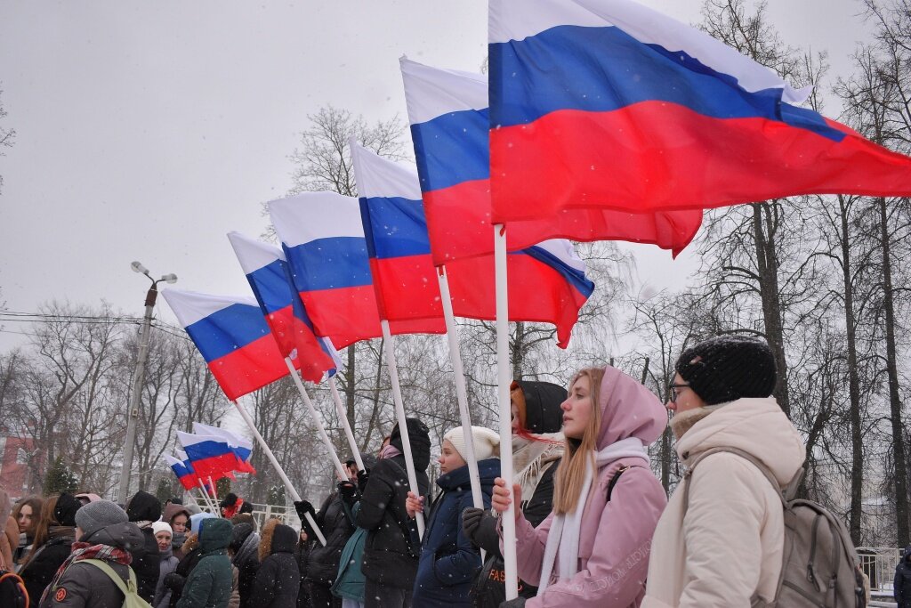 В Твери бойцов СВО поддержали торжественным митингом в Горсаду