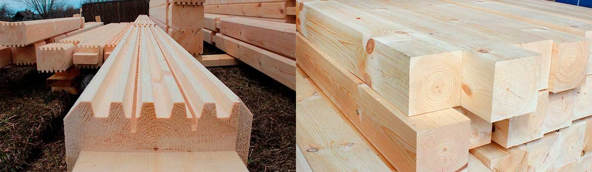 Клееный или профилированный брус – что лучше(рис.1)