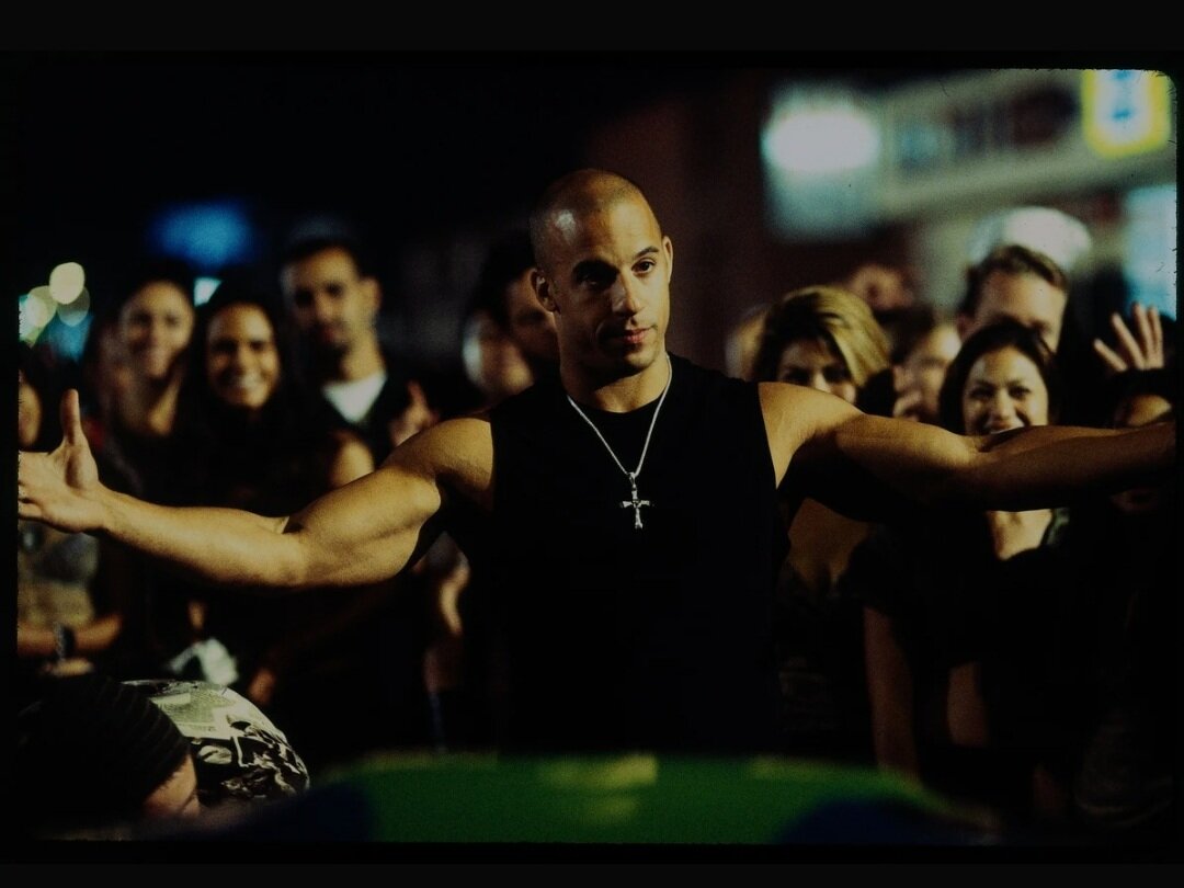 Вин Дизель в "Форсаже", 2001 год 