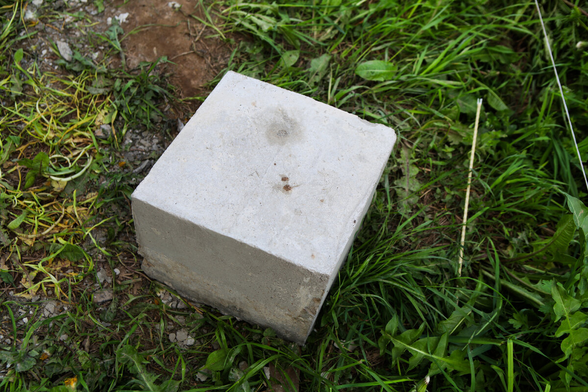 Фундаментный блок готов