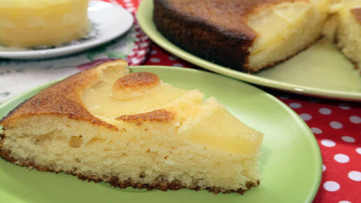 Рецепт: Творожный пирог | В мультиварке, с ананасами