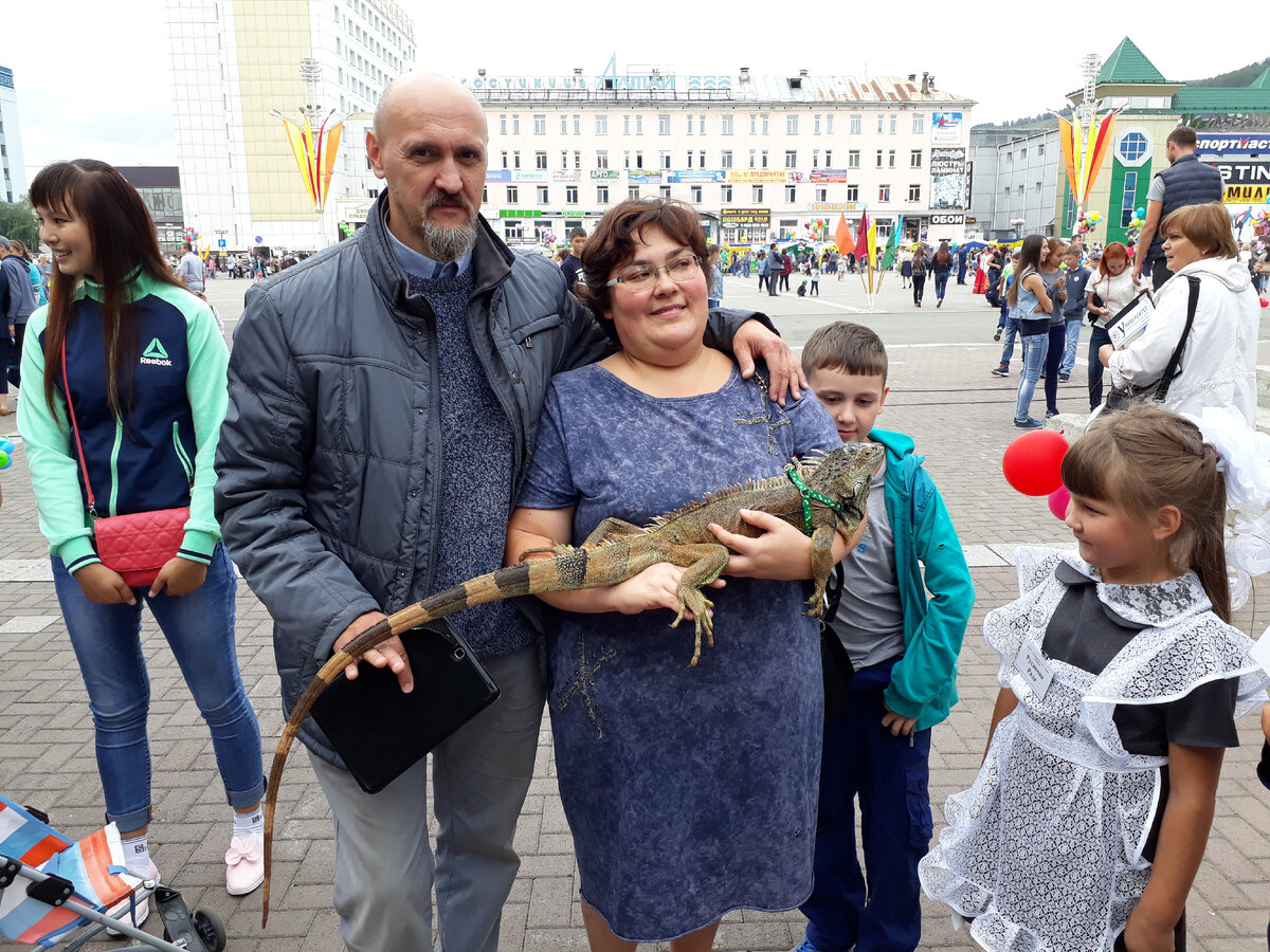 Моё фото с игуаной