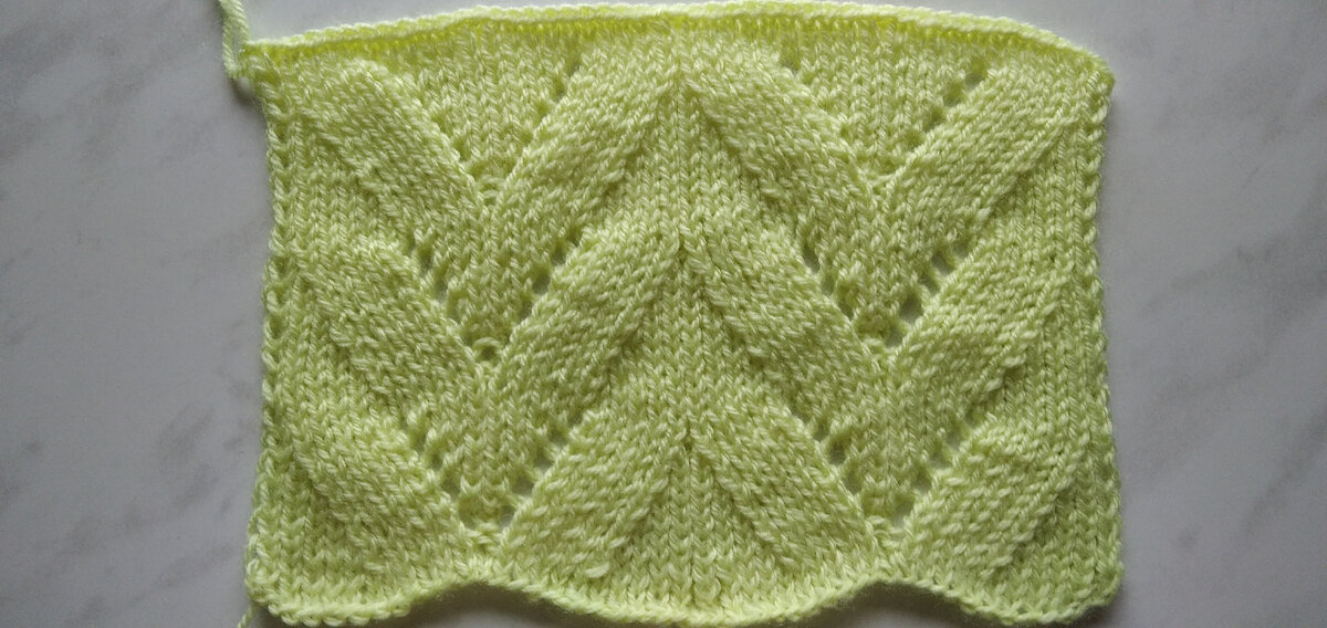 Лицевая сторона узора