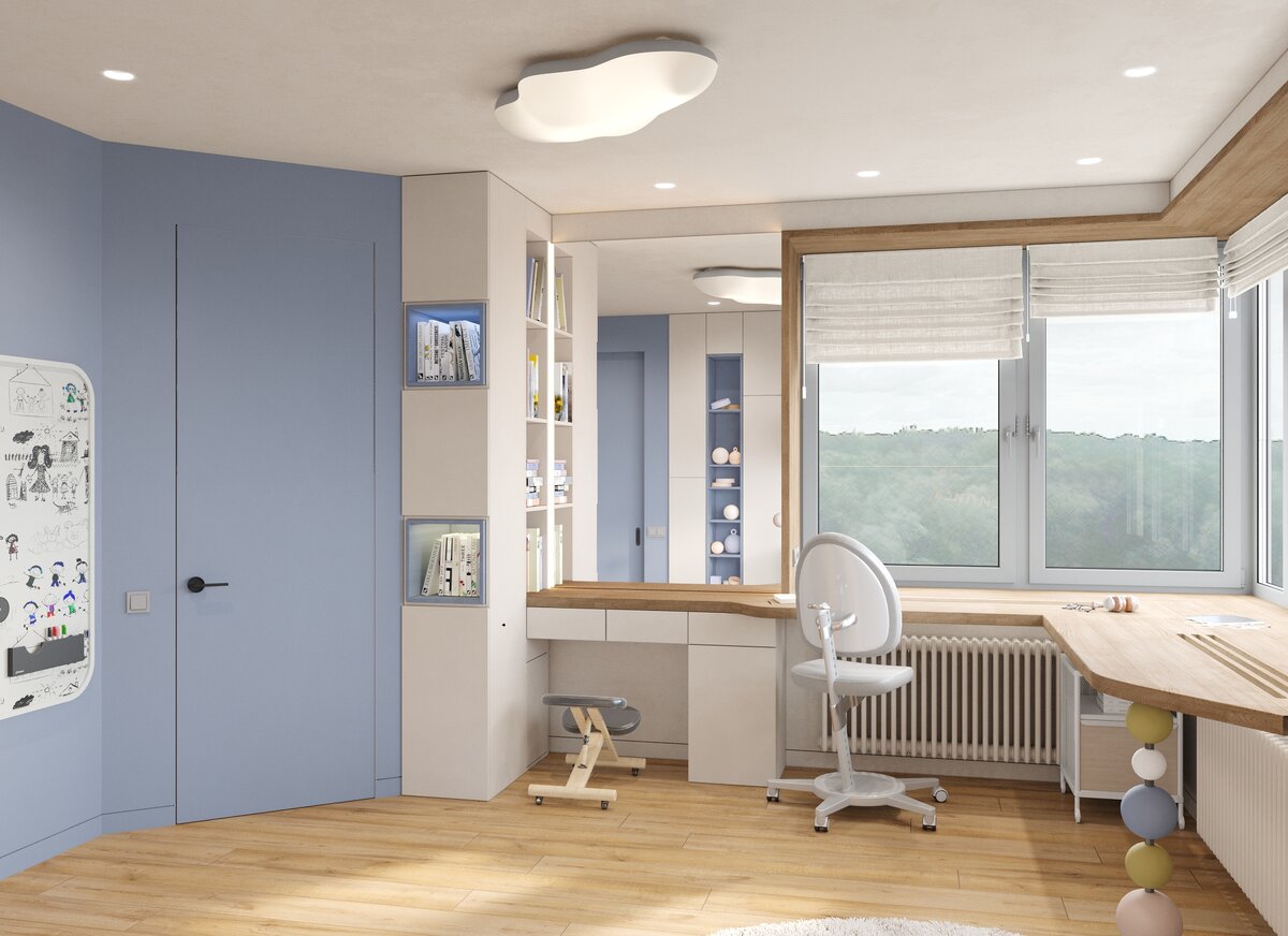 Рабочее  место у окна