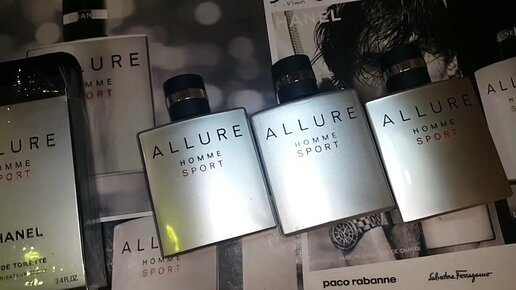 Как отличить подделку Chanel Allure Homme Sport