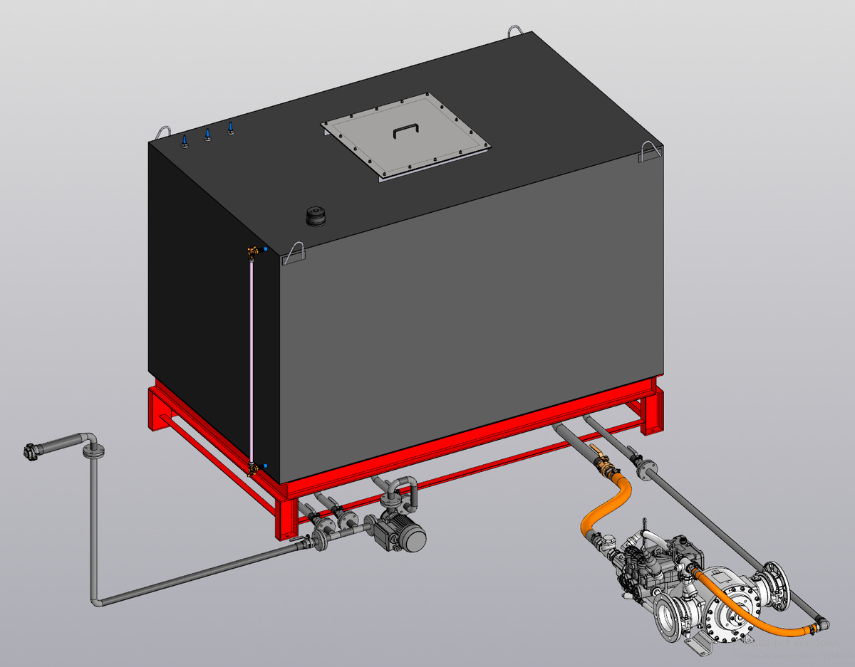 Рис. 2 Комплекс пенного обеспечения систем пожаротушения “Пенный хранитель”