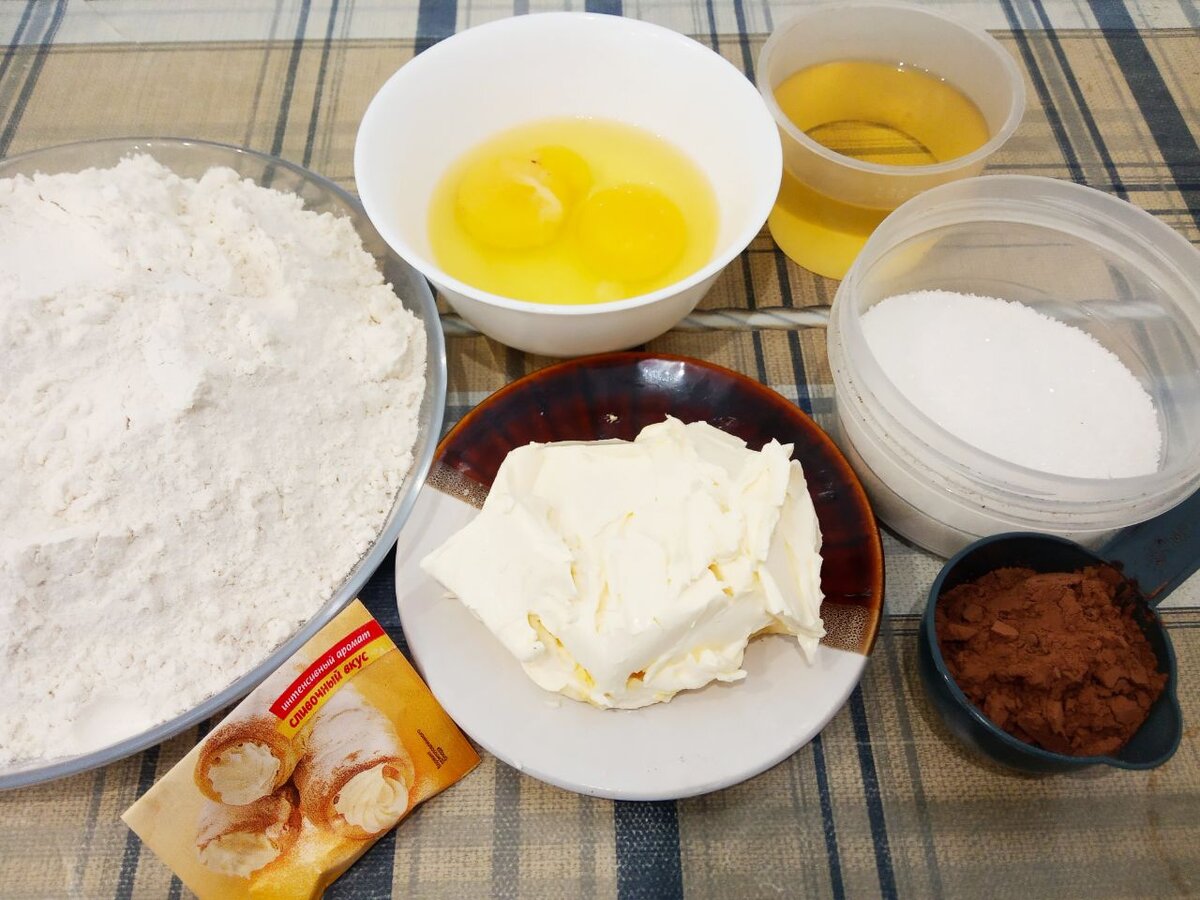 Ингредиенты для приготовления печенья